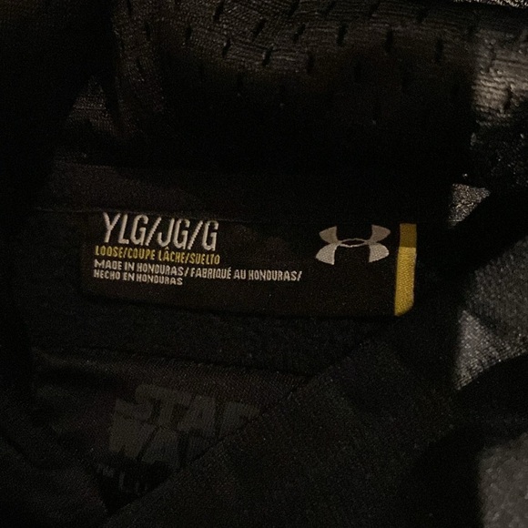 🔆3/$25🔆 Kids (Youth) Under Armour Black Star Wars Hoodie - Picture 2 of 7